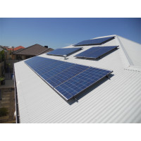 Solar Tin Roof Mounting Structure